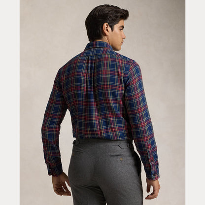 CUSTOM FIT PLAID DOUBLE-FACED SHIRT