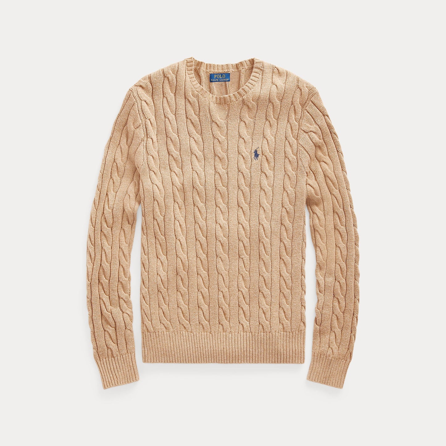 CABLE-KNIT COTTON SWEATER