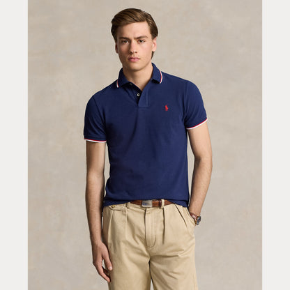 CUSTOM SLIM FIT MESH POLO SHIRT