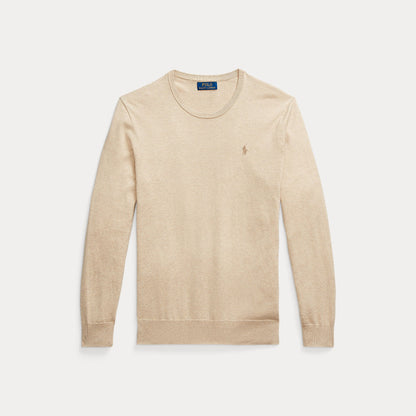 SLIM FIT TEXTURED COTTON SWEATER