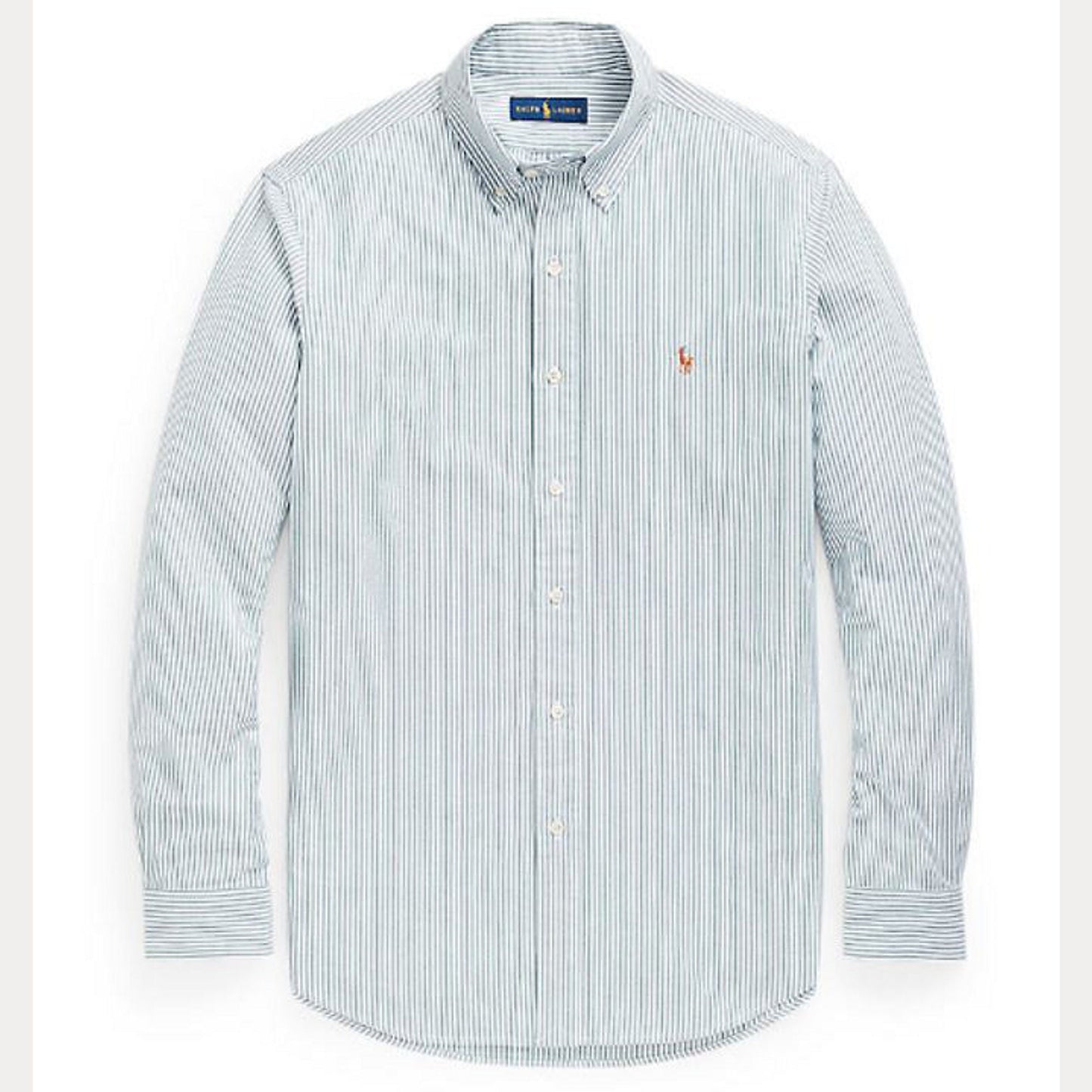 SLIM FIT STRIPED OXFORD SHIRT