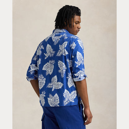 CLASSIC FIT MONSTERA-PRINT OXFORD SHIRT