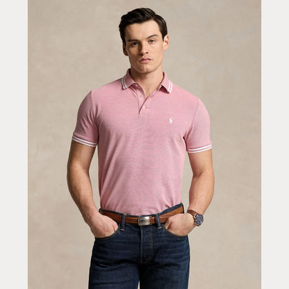 CUSTOM SLIM FIT STRETCH MESH POLO SHIRT