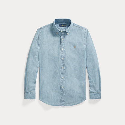 CUSTOM FIT CHAMBRAY SHIRT