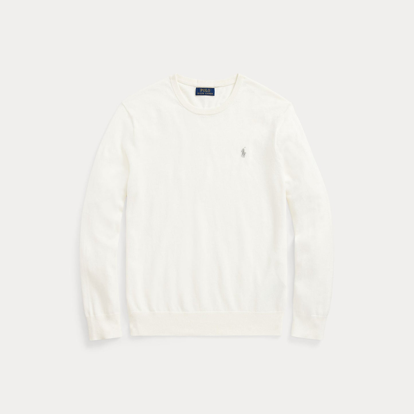 COTTON-CASHMERE CREWNECK SWEATER