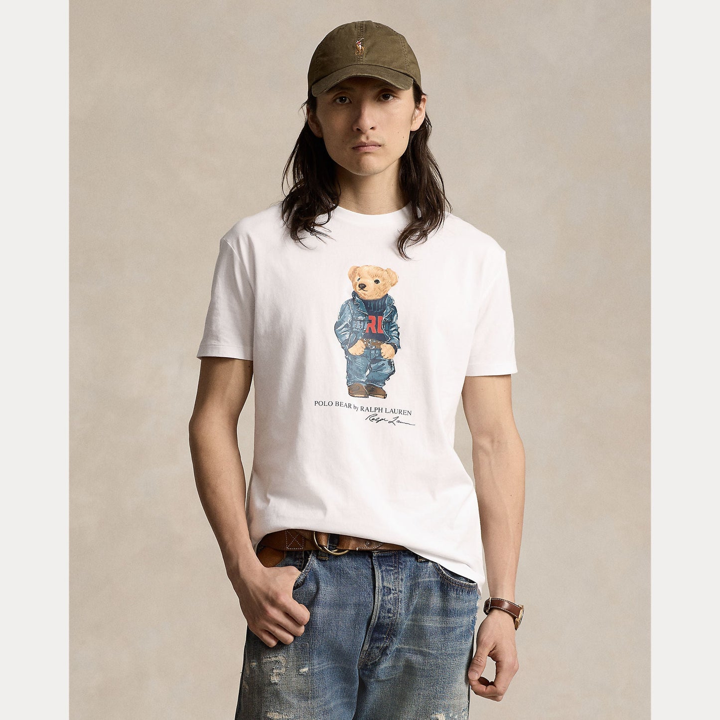 CLASSIC FIT POLO BEAR JERSEY T-SHIRT