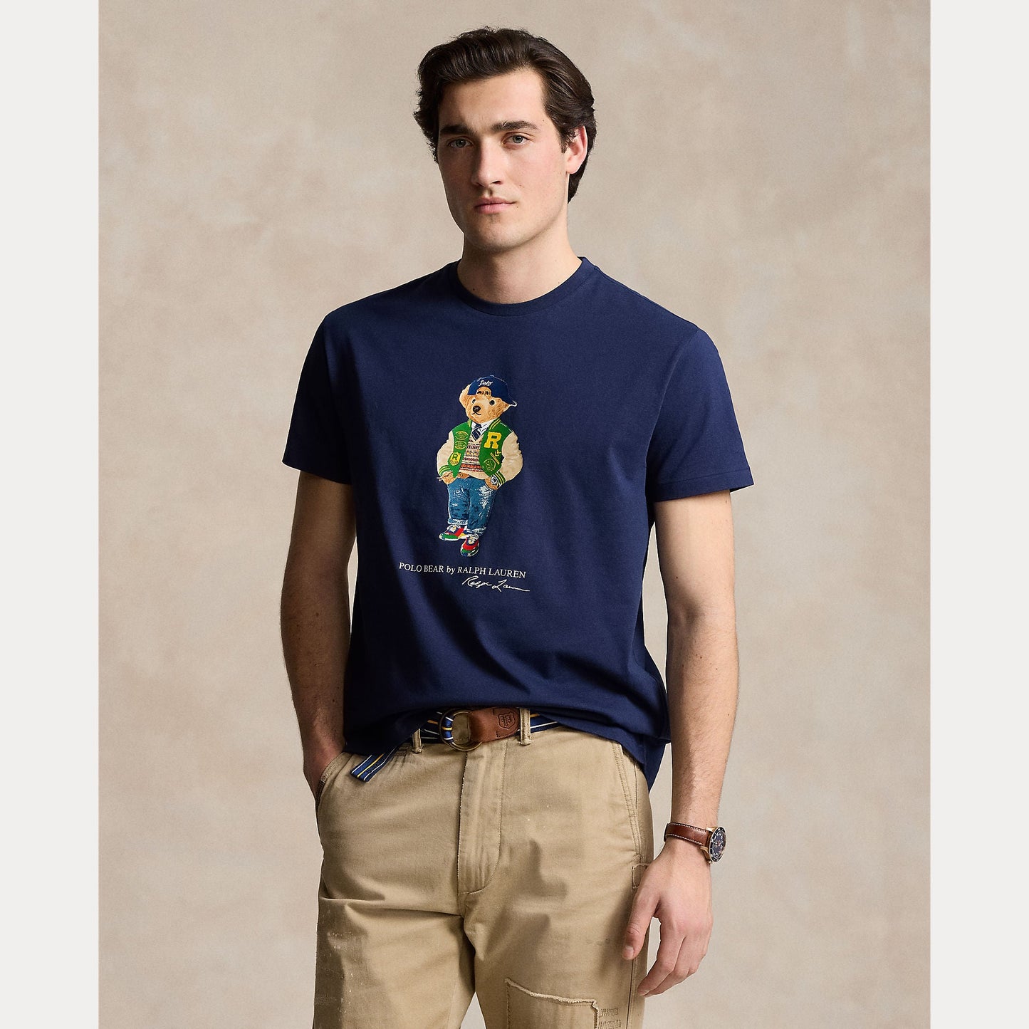 CLASSIC FIT POLO BEAR JERSEY T-SHIRT