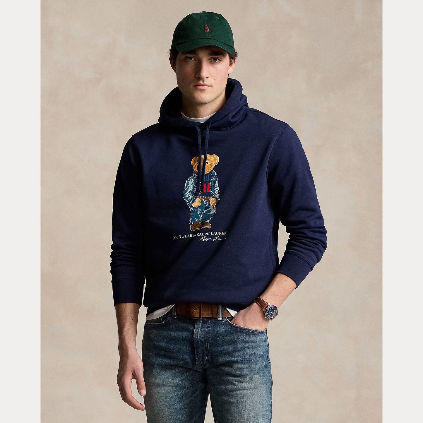 POLO BEAR FLEECE HOODIE