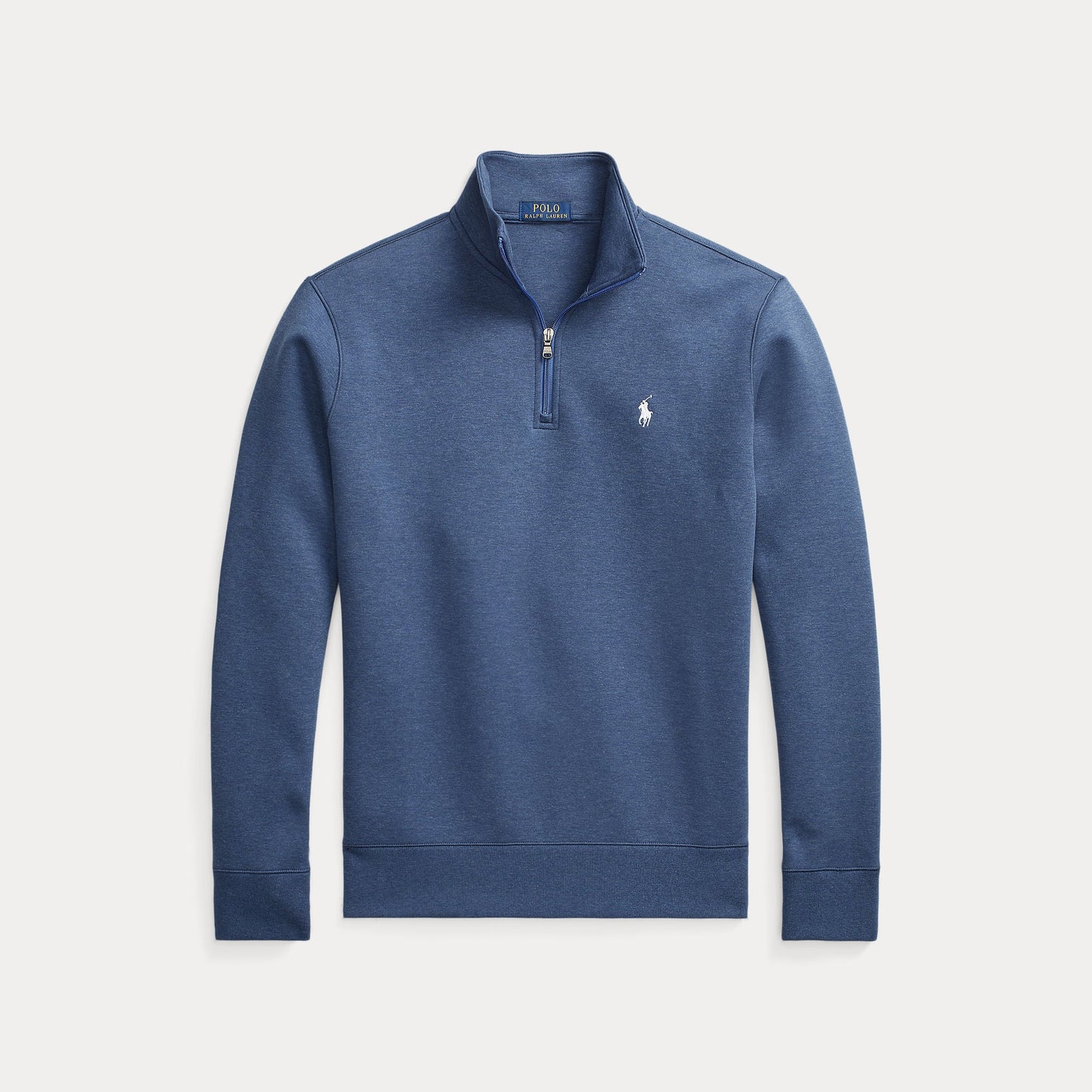 DOUBLE-KNIT QUARTER-ZIP PULLOVER