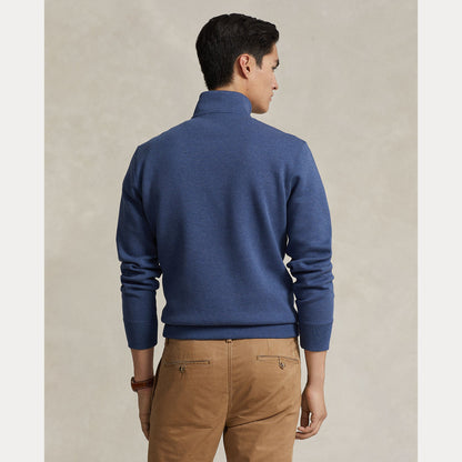 DOUBLE-KNIT QUARTER-ZIP PULLOVER