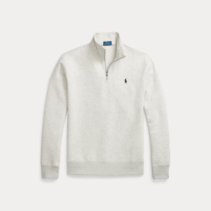 DOUBLE-KNIT QUARTER-ZIP PULLOVER