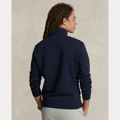 DOUBLE-KNIT QUARTER-ZIP PULLOVER