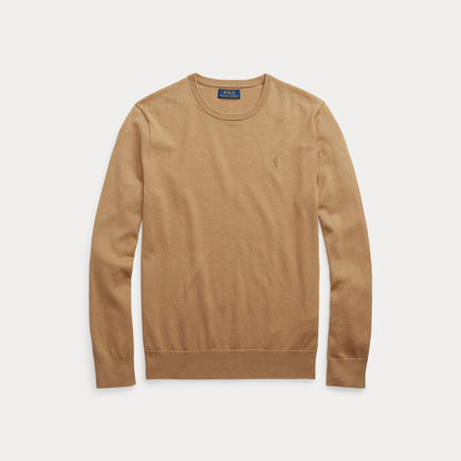 COTTON-CASHMERE CREWNECK SWEATER