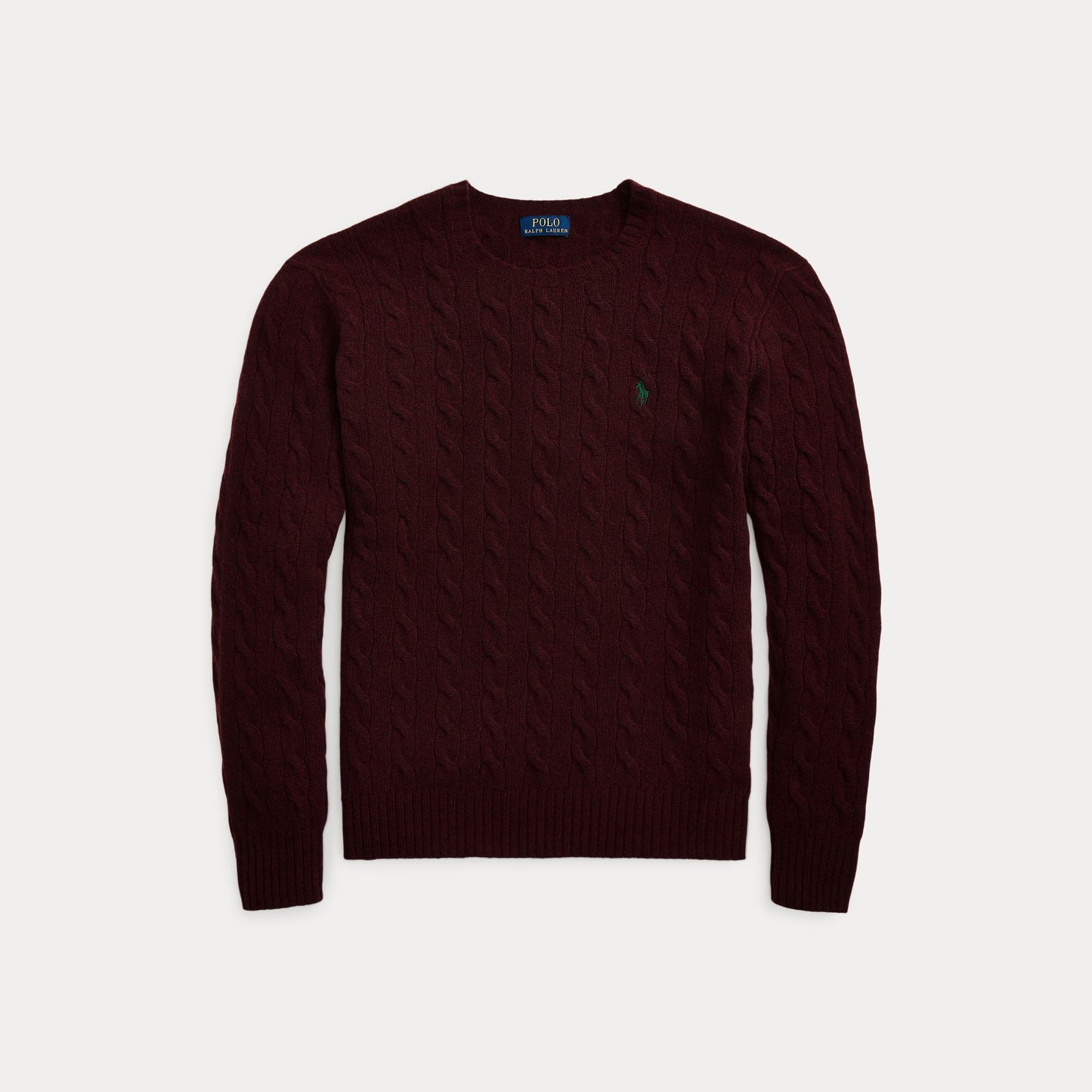 CABLE-KNIT WOOL-CASHMERE SWEATER