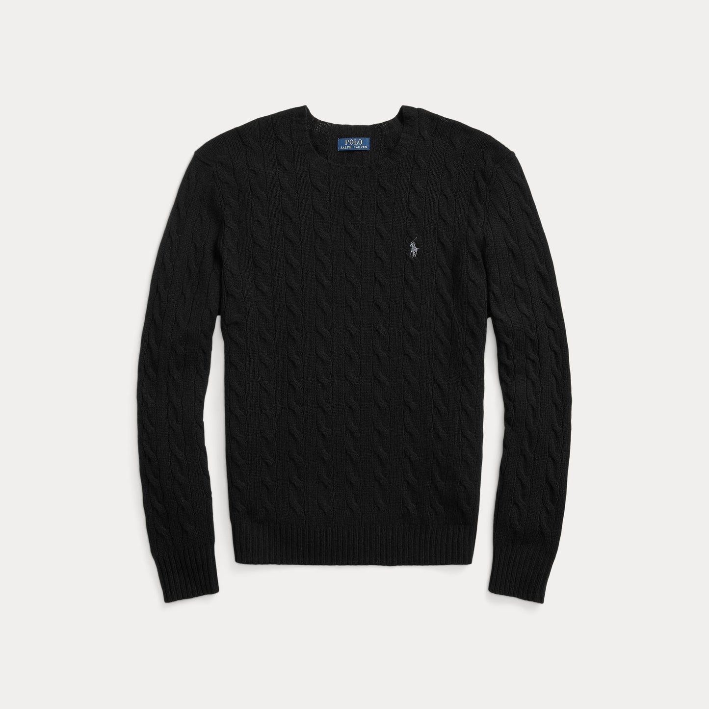 CABLE-KNIT WOOL-CASHMERE SWEATER